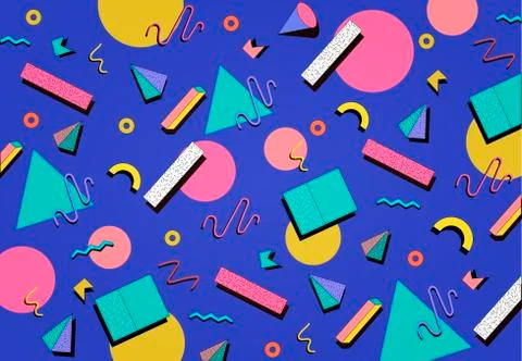Retro abstract background vector design Stock Illustration