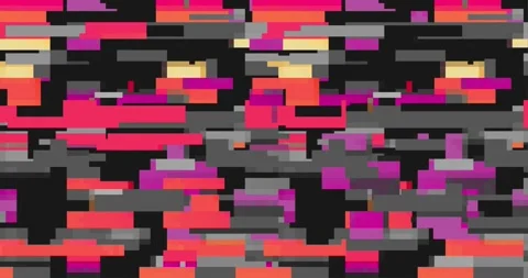 Retro abstract brick animation, loop background. Colorful pattern loop Video stock 279250146