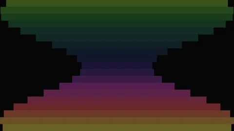 Retro abstract color gradient with diagonal split for futuristic video back.. Stock Footage 336837310