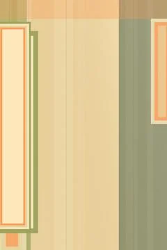 Retro abstract frame design with layered borders in warm beige and muted gr.. 스톡 일러스트