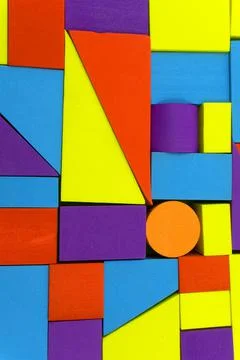 Retro Abstract Geometric Background triangle effect energy, Stock Photos