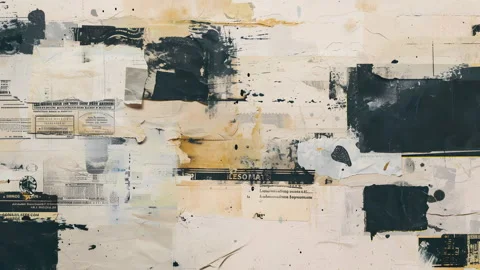 Retro Abstract Grunge Texture Visual Stock Footage 263414374