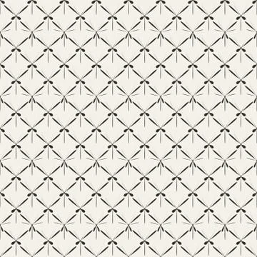 Retro abstract mesh seamless pattern. Vector illustration Stock Illustration