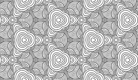Retro abstract seamless vector pattern on white backdrop. Vector stripe pattern Stock Illustration