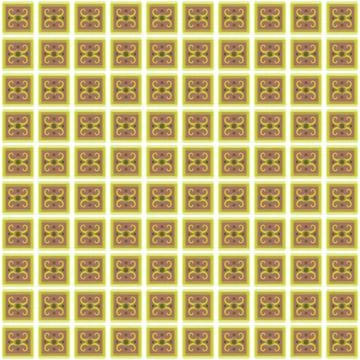 Retro Abstract Tile Design and Textile Pattern Background Illustrazione stock