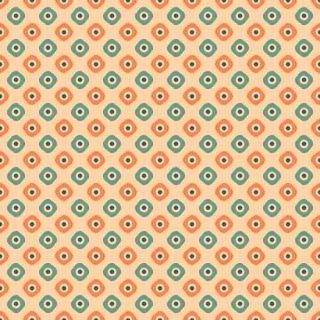 Retro abstract vector seamless patterns Stock Illustration