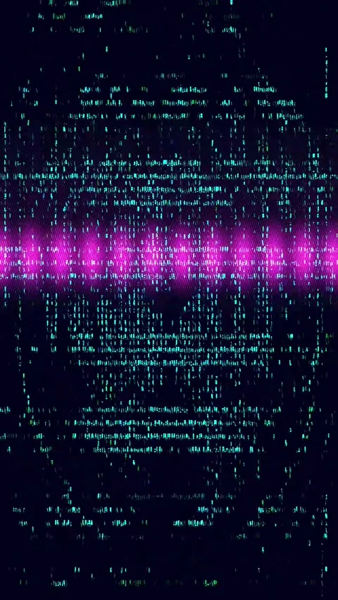 Retro Aesthetic Noise Background Vertical Stock Footage 331083904