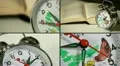 Retro alarm clock composition HD Footage
