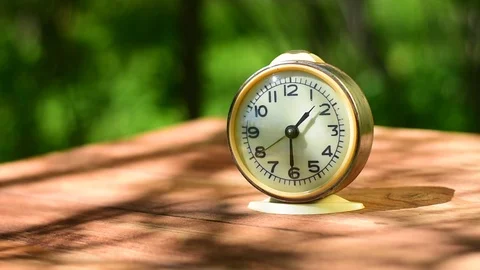 Retro alarm clock Stock Footage 108139500