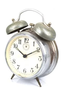 Retro alarm clock Foto stock
