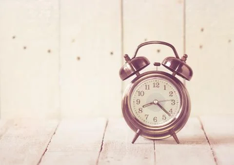 Retro alarm clock Stock Photos