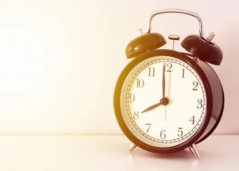 Retro Alarm Clock Stock Photos