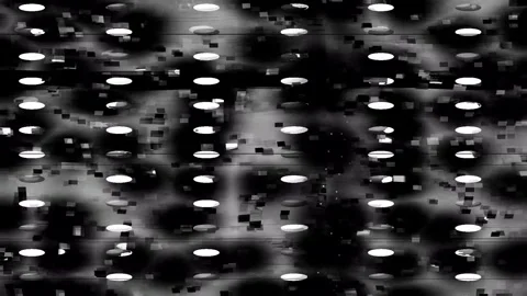 Retro Analog Distortion Widescreen Stock Footage 331082933