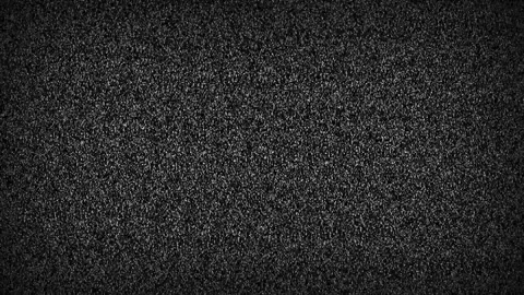 Retro analog TV Signal Error animation with dark effect. Stock-Footage 334127527