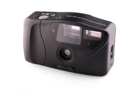 Retro analogue compact camera Stock Photos
