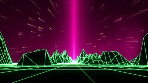 Retro Arcade Backgrounds 09 Stock Footage 162929039