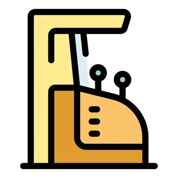 Retro arcade game machine bringing gaming fun and excitement Stock Illustration
