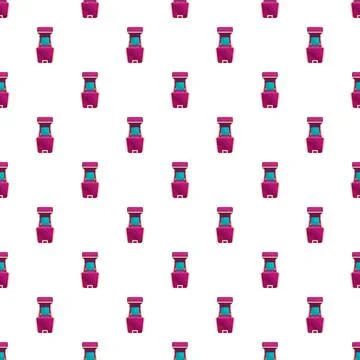 Retro arcade game machine seamless pattern イラスト素材