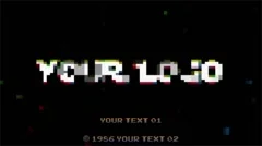 Retro Arcade Logo - After Effects Template Stock After Effects