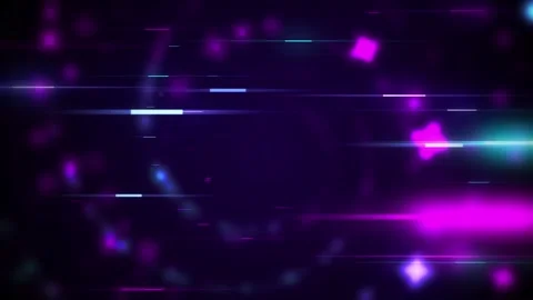 "Retro Arcade Neon Lines Glow Backgrounds | 80s Synthwave Motion Graphic Stock Footage 295344320