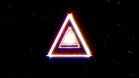 Retro Arcade Triangels Backgrounds Video stock 162961008