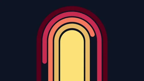 Retro Arch Light Stock Footage 335637712