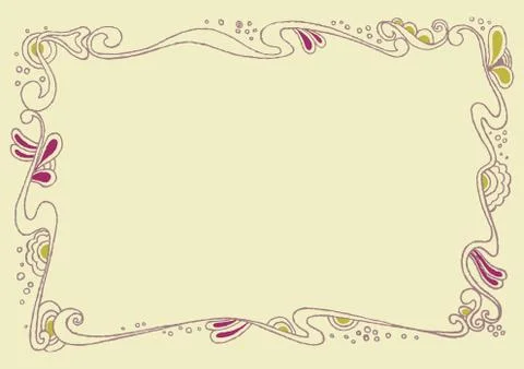 Retro - Art Deco Frame Stock Illustration