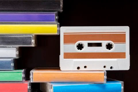 Retro audio tape Stock Photos