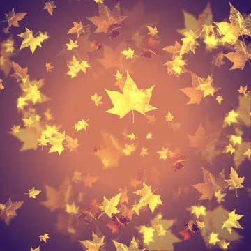Retro autumn background Stock Illustration