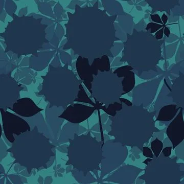 Retro autumn seamless chestnut pattern for wrapping paper and fabrics and l.. Stock Illustration