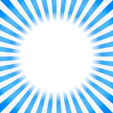 Retro background with blue rays Stock Illustration