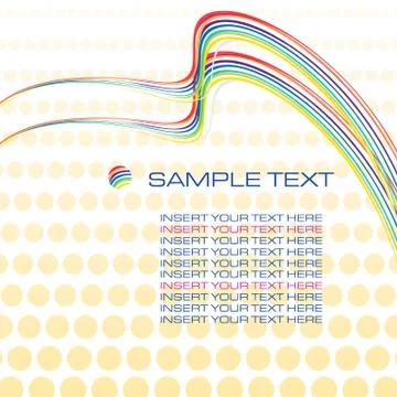 Retro background with copy space vector illustration Stock Illustration