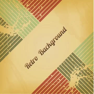 Retro Background Design Illustrazione stock