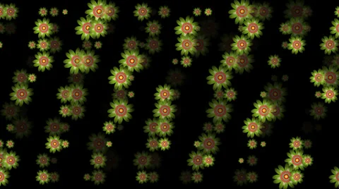 Retro background Flowers Stock-Footage 35176134