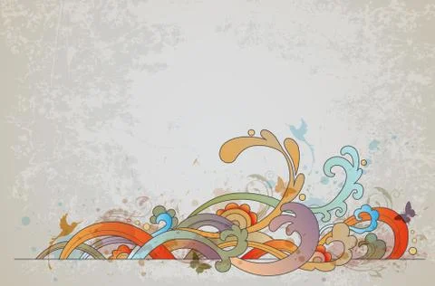 Retro background Stock Illustration