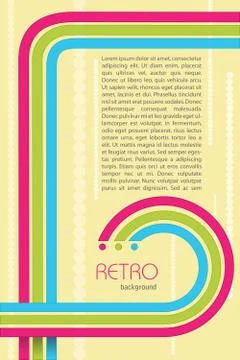 Retro background Illustrazione stock