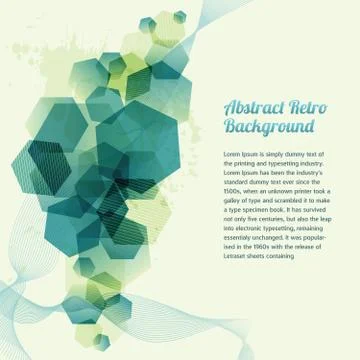 Retro background Illustrazione stock