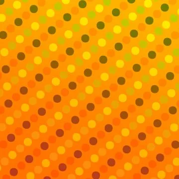 Retro background with polka dots - abstract geometric pattern texture - seaml Stock Illustration