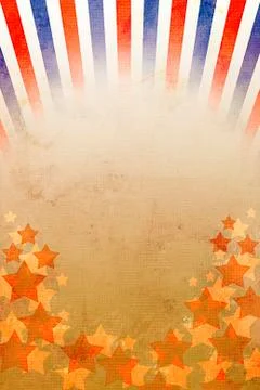 Retro background red, white and blue stripes Stock Illustration