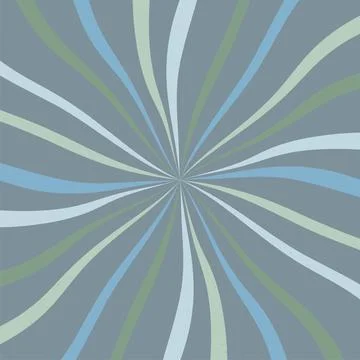 Retro background spiral sun rays in the style of 1970, good vibrations, banne Stock Illustration