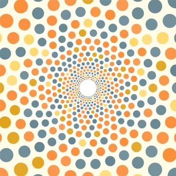 Retro background stacked small wheels Illustrazione stock