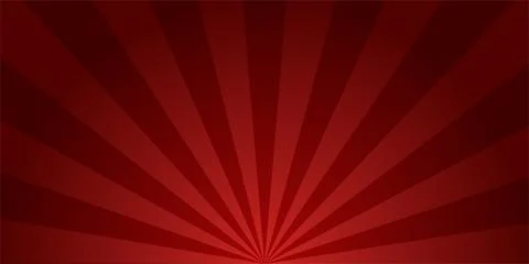 Retro background. Sunburst red colored. Burst design. Vector Stock Illustration