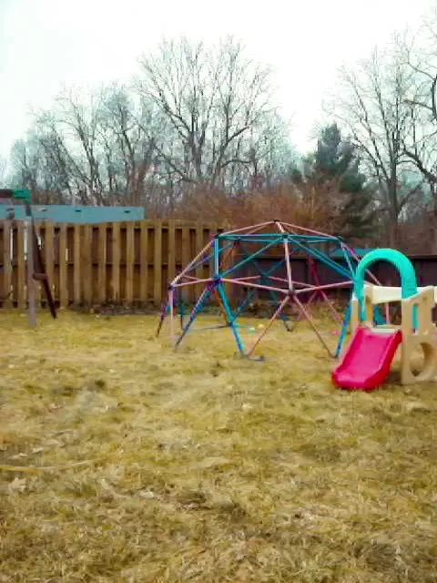 Retro backyard Stock Footage 279521737