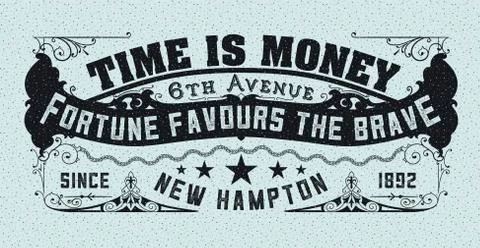 Retro badge Stock Illustration