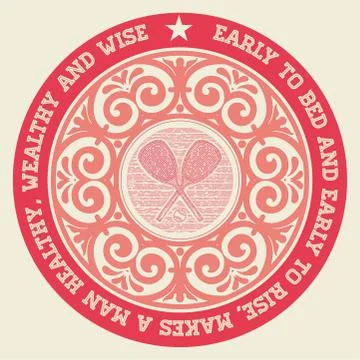 Retro badge Stock Illustration