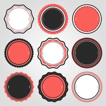 Retro badges Stock Illustration