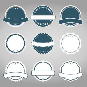 Retro badges Stock Illustration