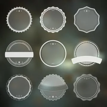 Retro Badges Stock Illustration