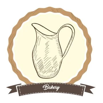 Retro bakery product Stock Illustration