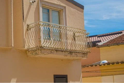 Retro balcony Stock Photos
